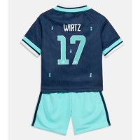 Koszulka piłkarska Niemcy Florian Wirtz #17 Strój wyjazdowy dla dzieci MŚ 2026 tanio Krótki Rękaw (+ Krótkie spodenki)